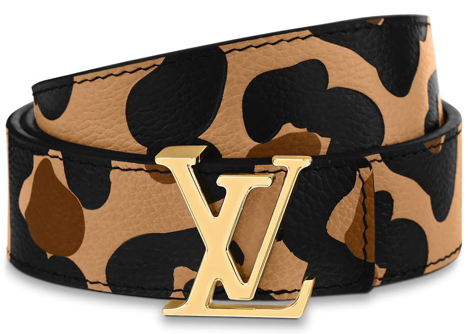 Louis Vuitton LV Iconic 30MM Reversible Belt Wild at Heart Black | StockX