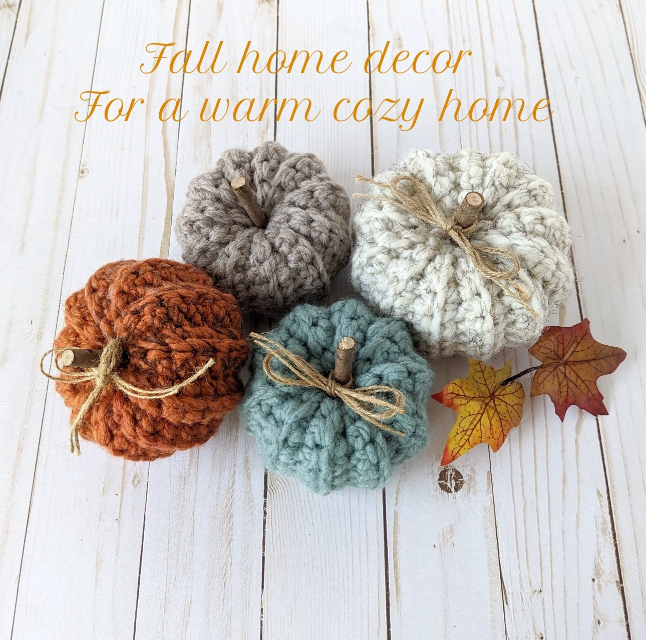 I love the way these crochet pumpkin look and add a unique touch to a home. #fallhomedecor 

#LTKSeasonal #LTKFindsUnder50 #LTKHome