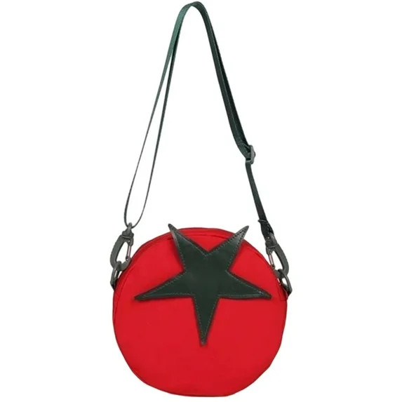 vlrwzc Tomato Shape Shoulder Bags Purse for Women Novelty Handbags Unique Crossbody Bag for Teens... | Walmart (US)