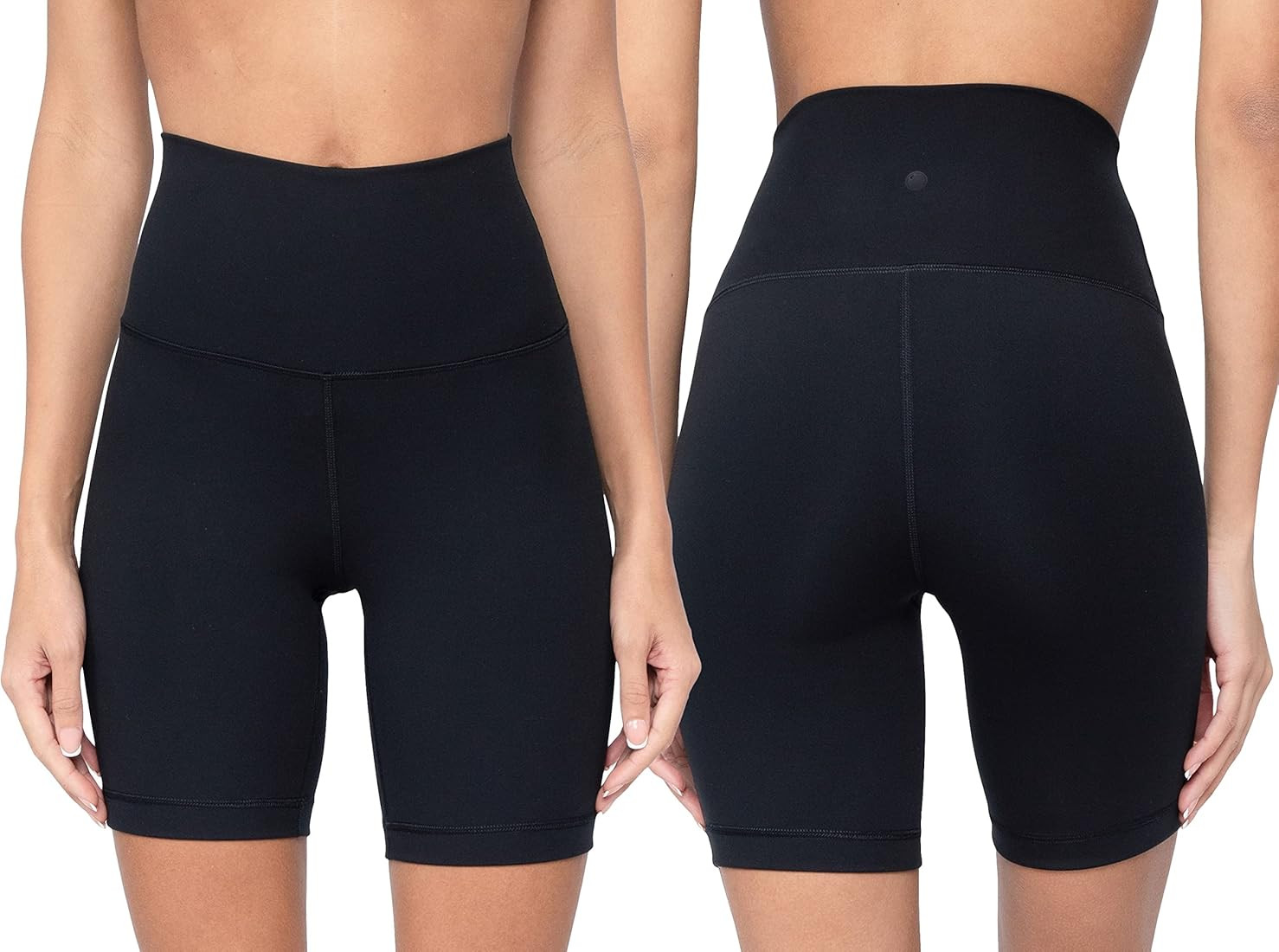 Yogalicious Lux High Waist Squat Proof Biker Short - 2 Pack 5", 7" | Amazon (US)