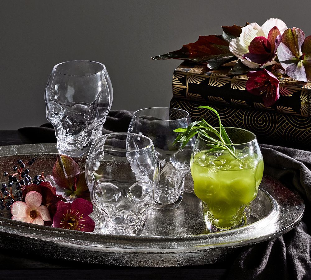 Skull Tumbler Glasses - Set of 4 | Pottery Barn (US)