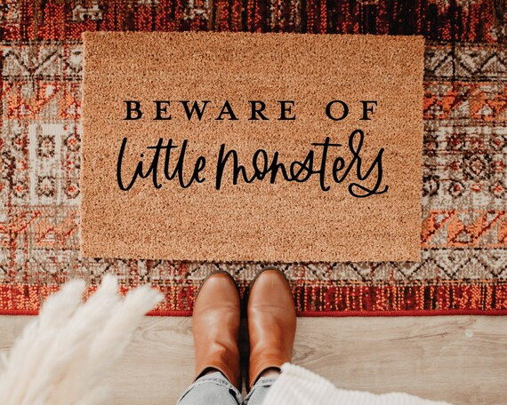 Little Monsters Doormat  Holiday Doormat  Halloween Door Mat - Etsy | Etsy (US)