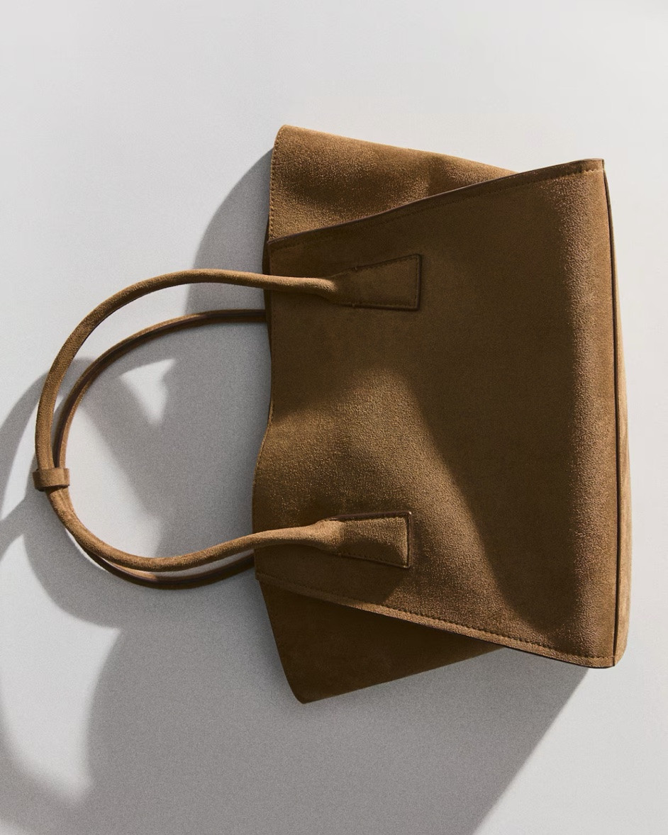 Tan suede tote bag

#LTKSeasonal