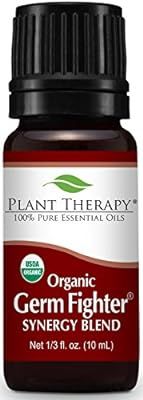 Plant Therapy Germ Fighter Organic Synergy Essential Oil 10 mL (1/3 oz) 100% Pure, Undiluted, The... | Amazon (US)