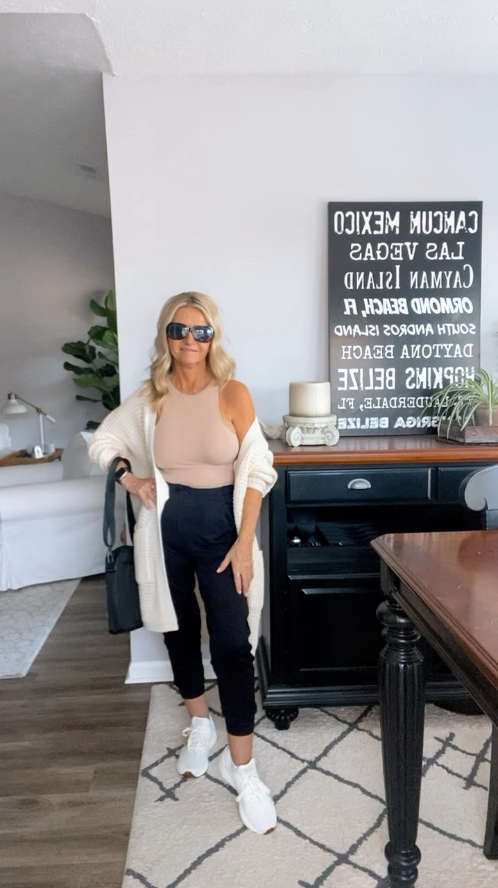 Weekend vibes: comfy, casual, and effortlessly chic! Loving the combo of a bodysuit, joggers, cozy sweater, and my go-to sneakers for that laid-back look. Perfect for running errands or just kicking back. 💫✨ SaleAlert On Sale. Customer favorites Time to stock up. Buttery soft bodysuits Fits true to size 

#WeekendStyle #EffortlessOutfit #CasualChic #womensbodysuits #womenssneakers #womenscasualoutfit 
#bodysuits #womensbodysuits #amazonbodysuits #blackbodysuits #bodysuitsamazon #amazonfinds #whitebodysuits #LTKunder50 #womeensjoggers #AmazonFinds

#LTKSaleAlert #LTKSeasonal #LTKStyleTip