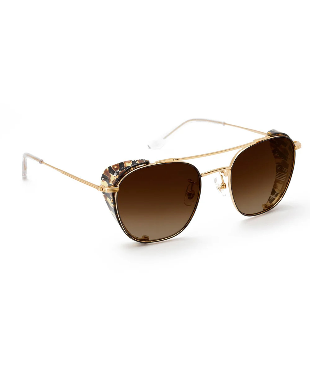 EARHART BLINKER | 24K Matte Black Cobra | KREWE Eyewear