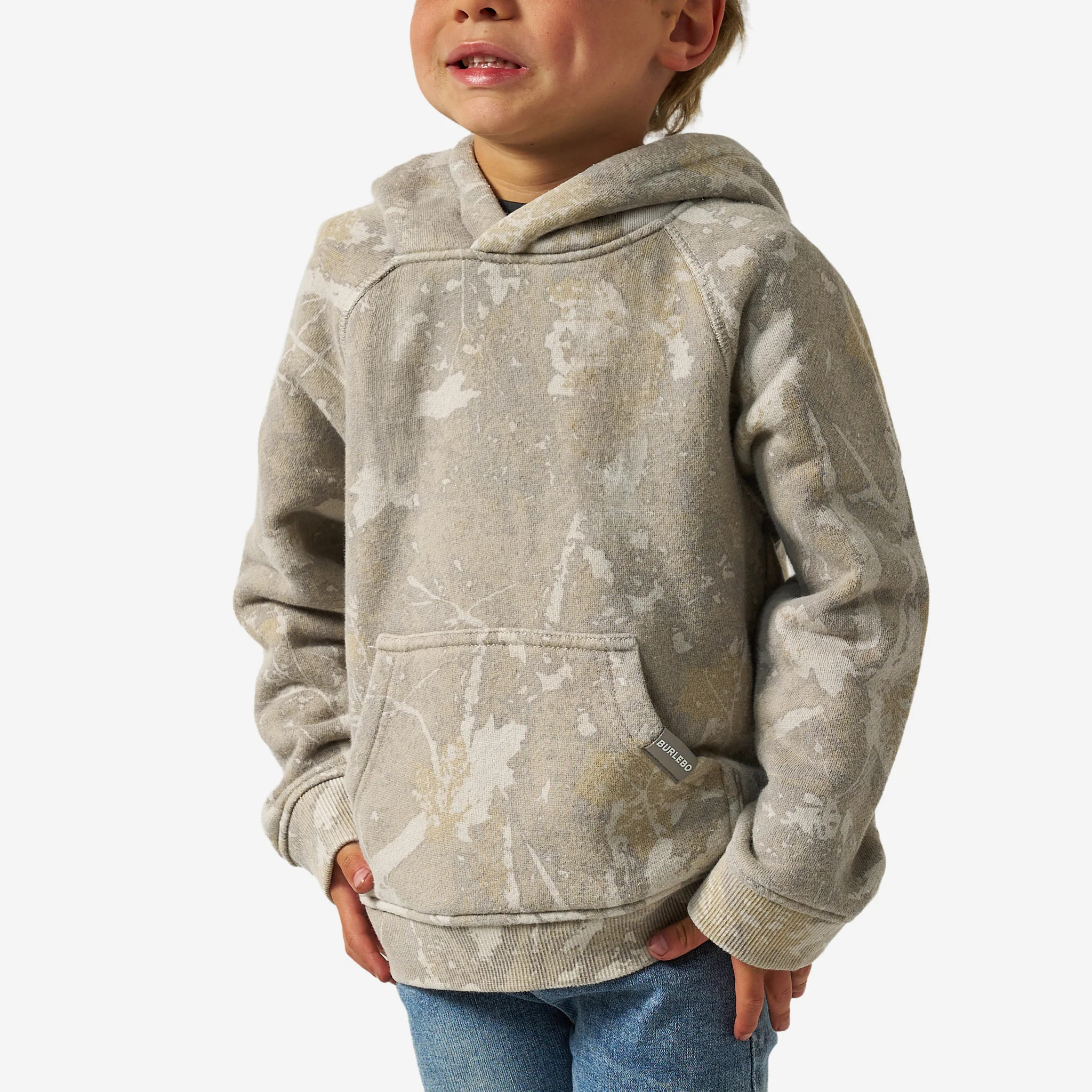 Youth Vintage Washed Hoodie - Drifter Camo | BURLEBO