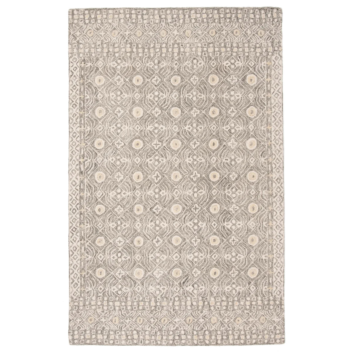 Stalder Hand Tufted Wool/Cotton Oriental Rug in Ivory | Joss & Main
