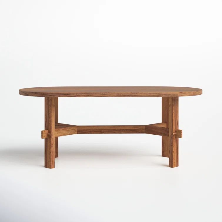 Natural Sand Addy Solid Wood 4 Legs Coffee Table | Wayfair North America