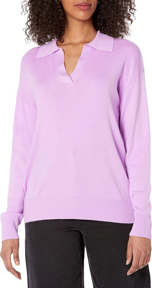 The Drop Women's Meena Loose-Fit Sweater Polo | Amazon (US)