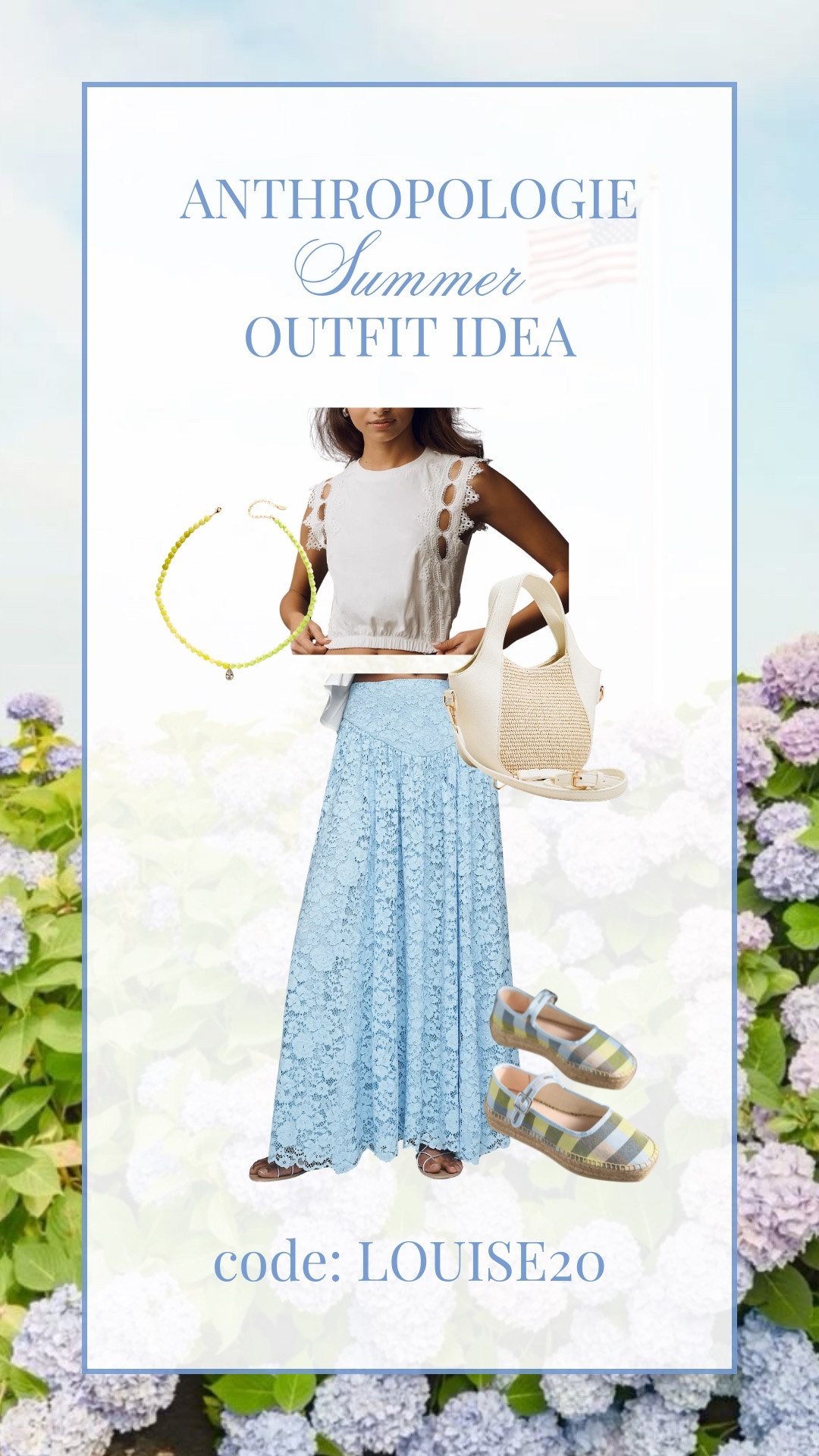Summer outfit idea from Anthro! Code: LOUISE20 valid through 5/9/26