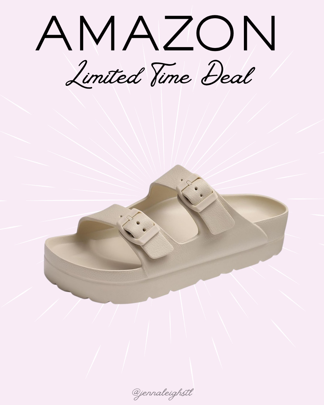 Amazon limited time deal on women’s platform sandals with arch support, now down to $21. A great everyday sandal that is both comfortable and stylish for spring and summer. 

 #LTKSeasonal #LTKSaleAlert #LTKMidsize