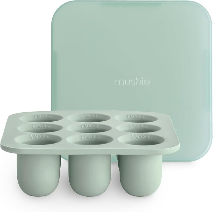 mushie Fresh Food Feeder Freezer Tray with Lid for Frozen Baby Food | 9 Cups x 0.34 oz | BPA Free... | Amazon (US)