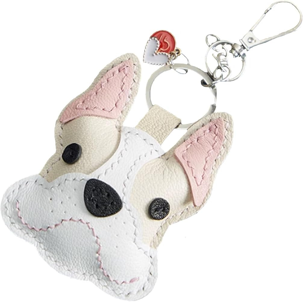 POPSEWING Sheep Leather French Bulldog Keychain DIY Kit, Kawaii Keychain Charms for Girls/Teens, ... | Amazon (US)