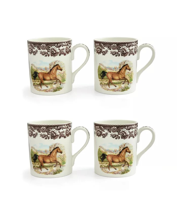 American Quarter Horse Mug, Set of 4 | Macy's