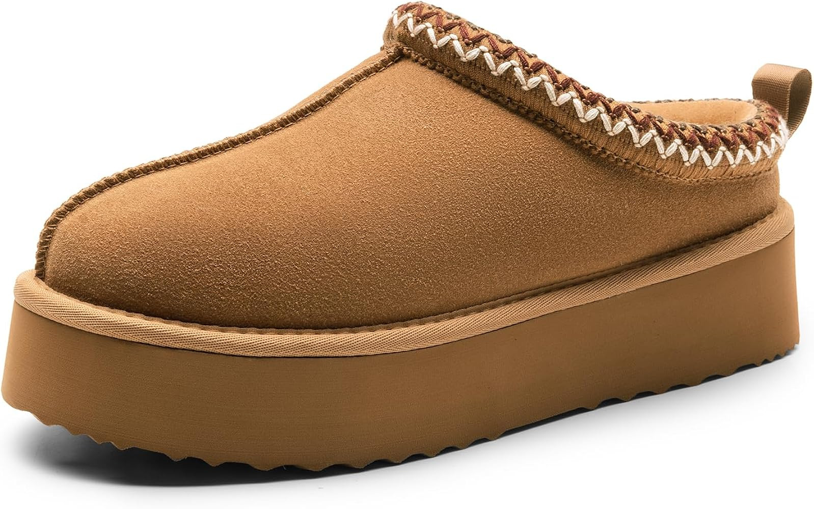 DREAM PAIRS Women's Slippers for Women Genuine Suede Platform Cozy FuzzyEasy Women's Platform Sli... | Amazon (US)