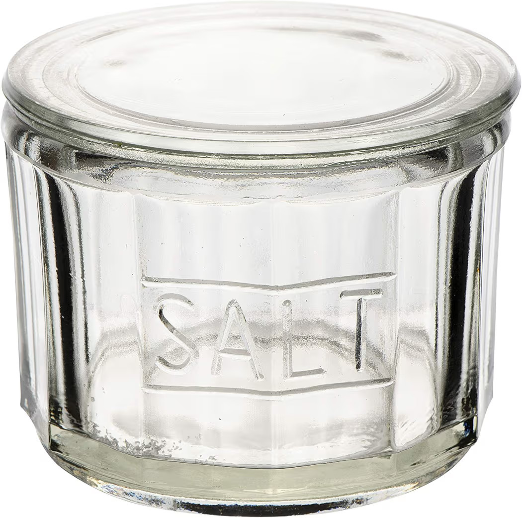 Creative Co-Op Round Pressed Glass Salt Cellar | Amazon (US)