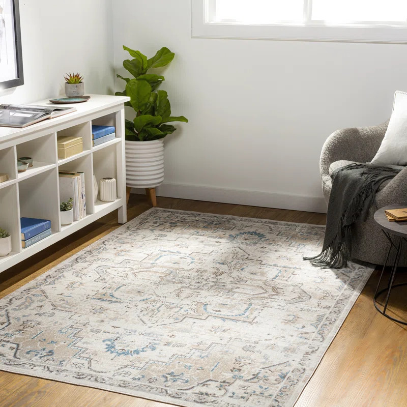 Dickison Machine Washable Oriental Gray/Brown Area Rug | Wayfair North America