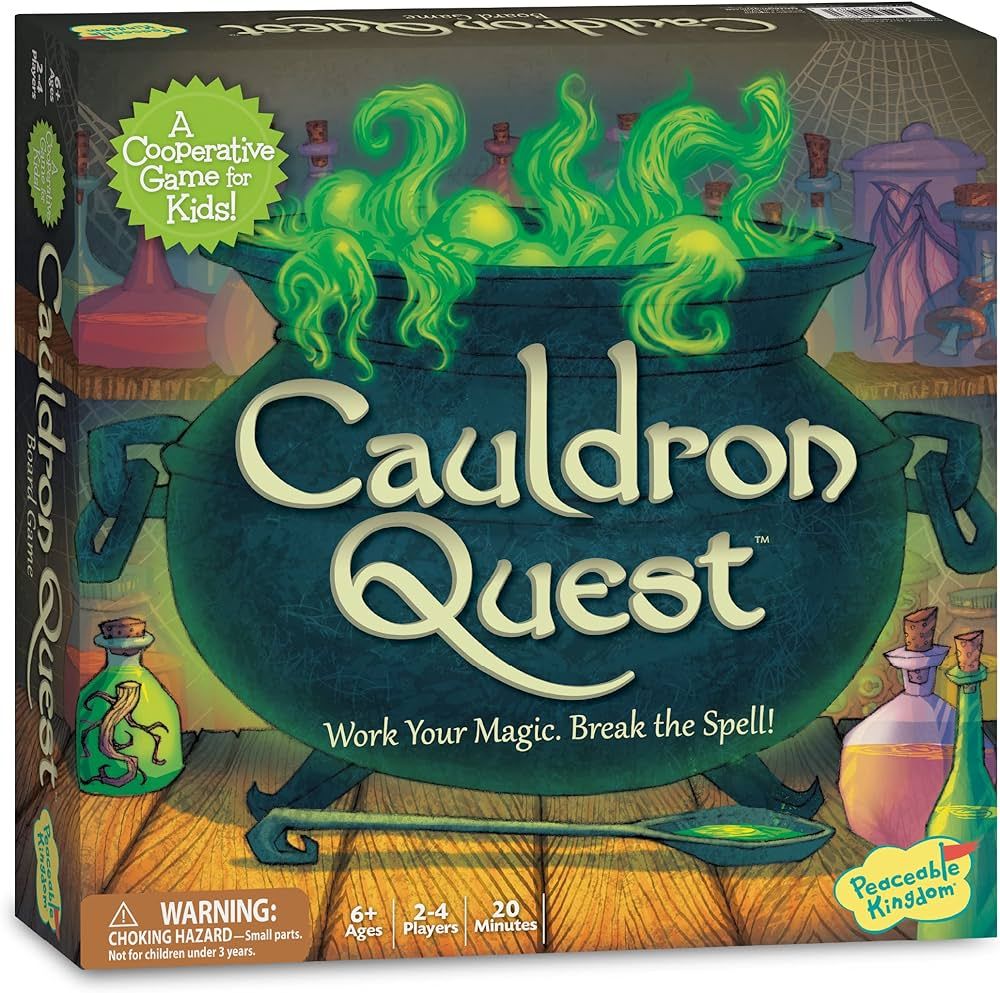 Peaceable Kingdom Cauldron Quest Cooperative Potions and Spells Game for Kids | Amazon (US)