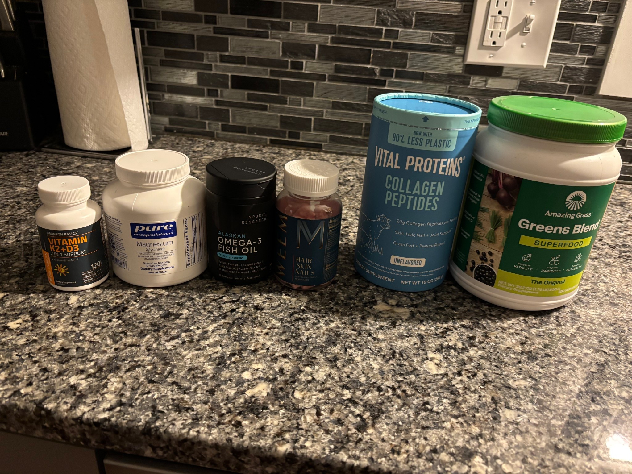 My supplement routine - greens, collagen, hair, skin, nails, magnesium, fish oil 

#LTKFindsUnder100 #LTKselfcare #LTKFindsUnder50