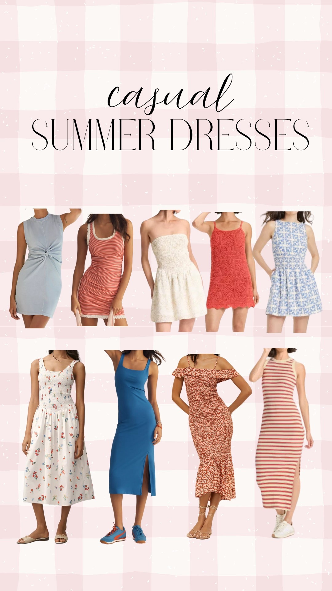 Casual summer sun dresses for the 4th of July parties and bbqs under $100 short and midi dresses on a budget

#LTKFindsUnder100 #LTKFindsUnder50 #LTKSummerEdit