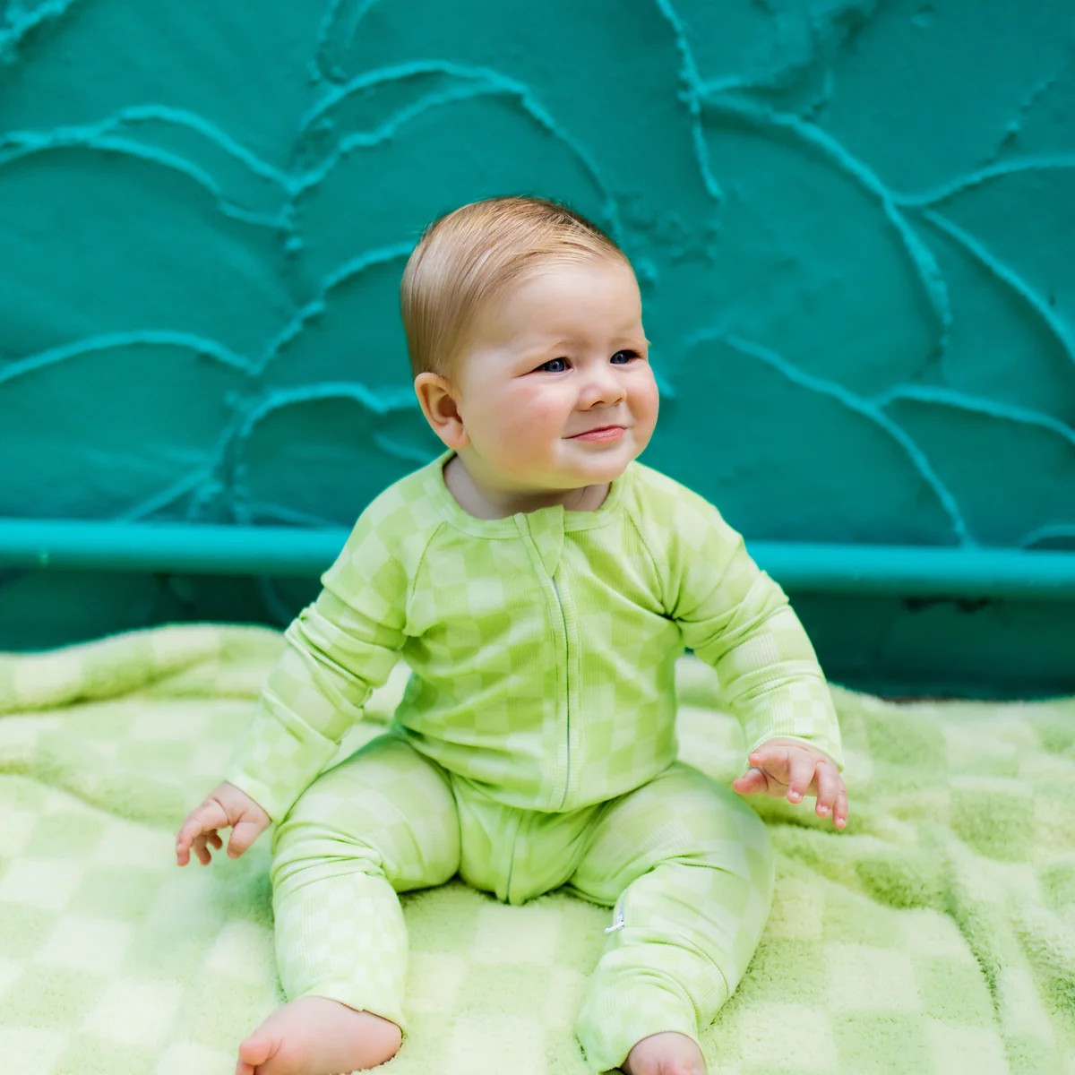 Monster Truck Baby Bamboo Zipper Romper | Staykation | Staykation