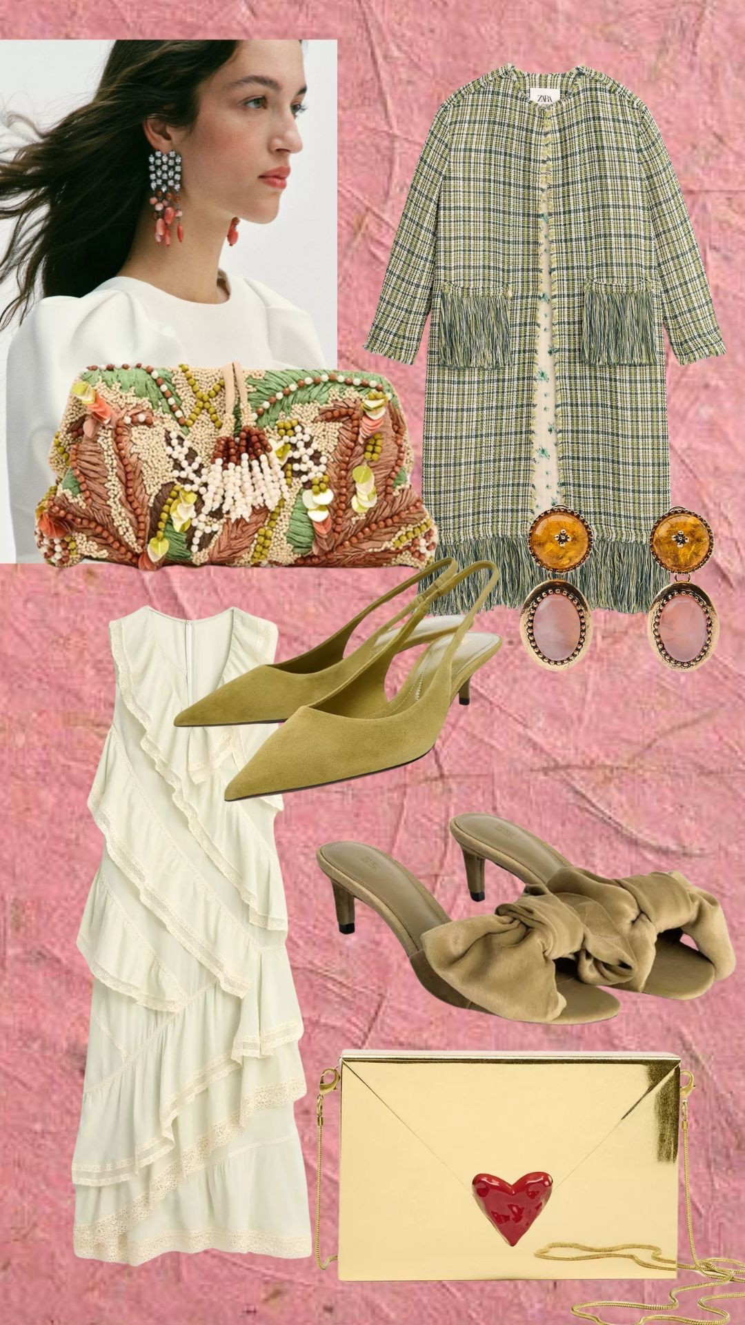 Zara wedding guest accessory edit 