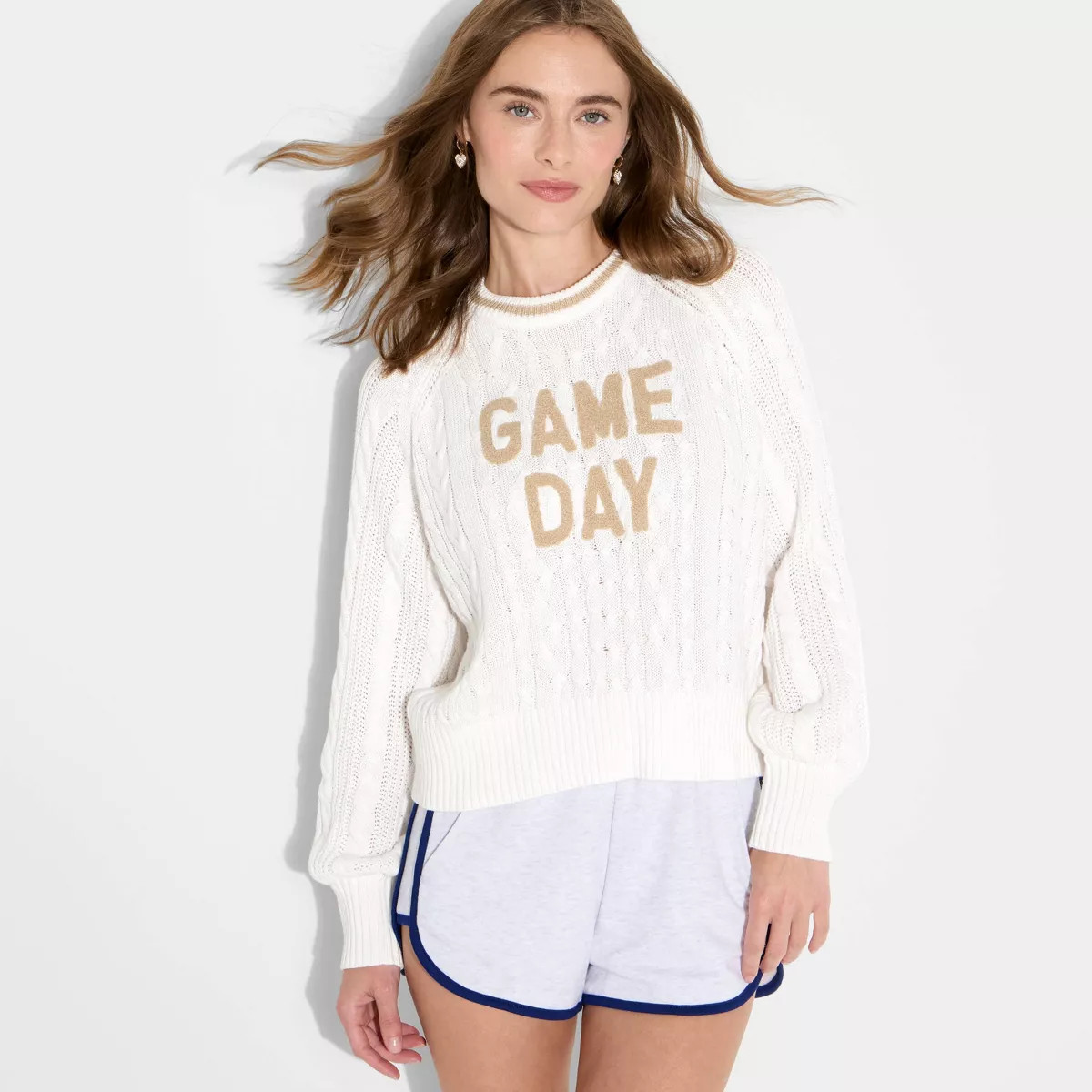 Women's Game Day Pullover Sweater - Wild Fable™ Crimson XXS | Target