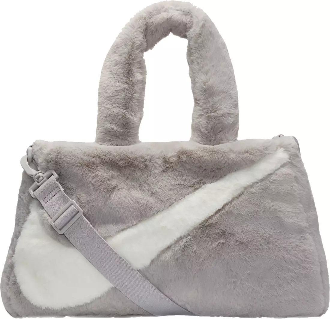 Nike Women's Sportswear Faux Fur Tote (10L) | Dick's Sporting Goods | Dick's Sporting Goods