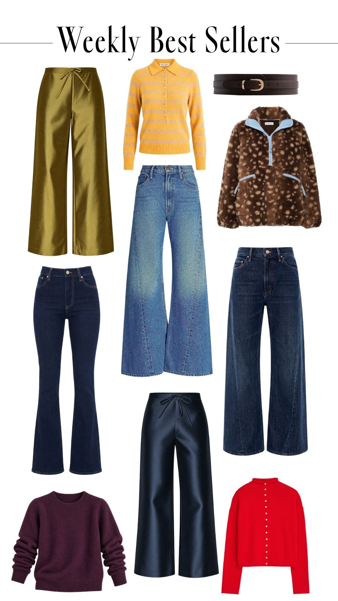 
✨ Weekly Best Sellers are in—and once again, you all have such a good eye.

These are the pieces you loved most this week, from polished everyday staples to standout fall finds that make getting dressed feel a little more fun.

Tap to shop this week’s most-loved pieces before they’re gone. 🤎🍂

#LTKStyle #WeeklyBestSellers #MostLoved #FallStyle #FallFashion #WardrobeFavorites #EverydayStyle #LTKFinds 

 #LTKootd #LTKSeasonal #LTKOver40