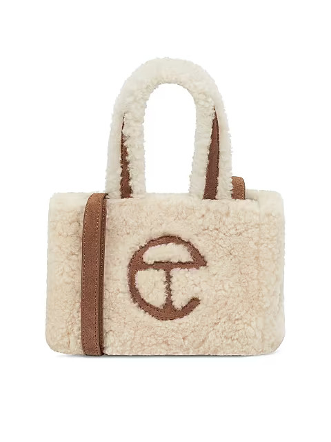 Small Reverse Shearling Shopper | Saks Fifth Avenue