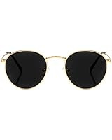 SOJOS Small Round Polarized Sunglasses for Women Men Classic Vintage Retro Shades UV400 SJ1014 | Amazon (US)