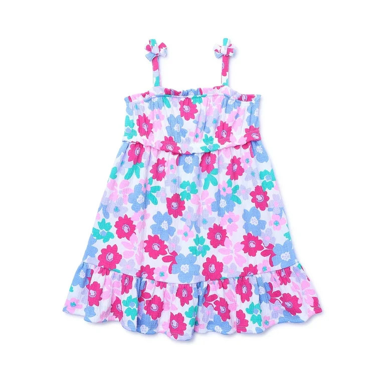 Wonder Nation Toddler Girls Tank Dress, Sizes 12M-5T | Walmart (US)