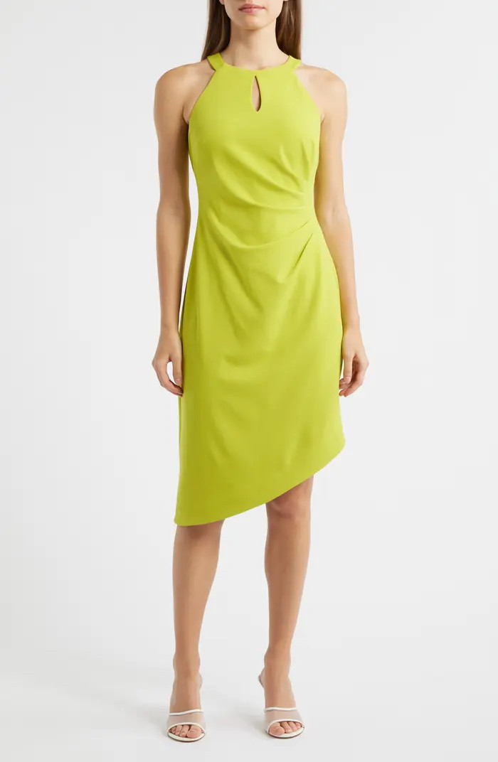 Side Pleat Asymmetric Dress | Nordstrom