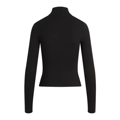 Favorite Daughter Long Sleeve Mock Neck Rib Top in Black at Nordstrom, Size X-Small | Nordstrom