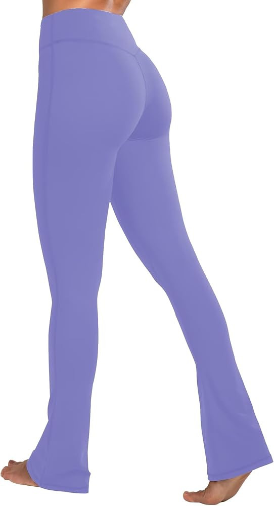 Sunzel High Waist Mini Flared Leggings for Women, Tummy Control Casual Flare Yoga Pants for Yoga ... | Amazon (US)