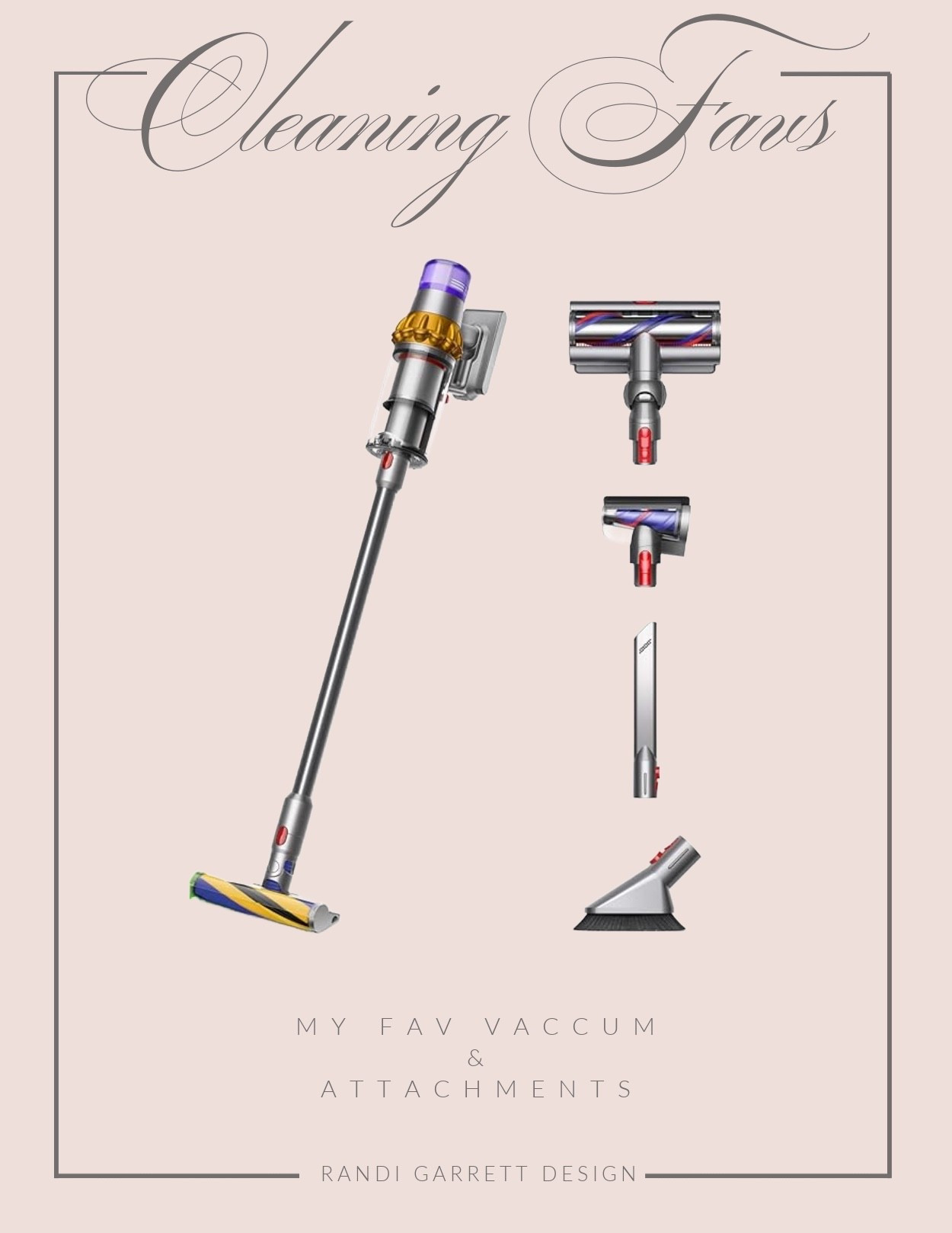 My favorite vacuum and attachments

#LTKHome