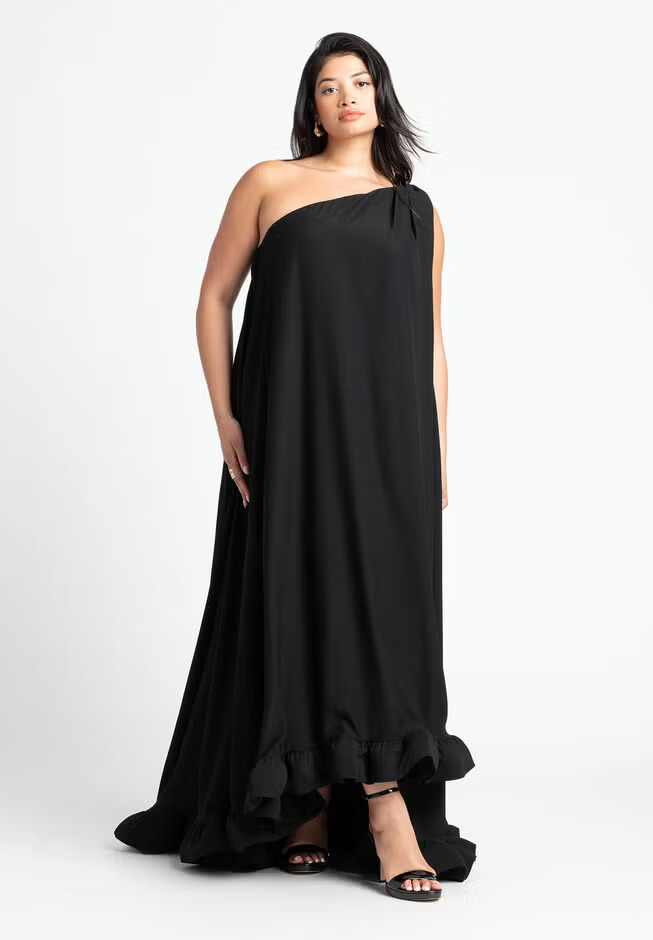 Dramatic Ruffle Gown | Eloquii