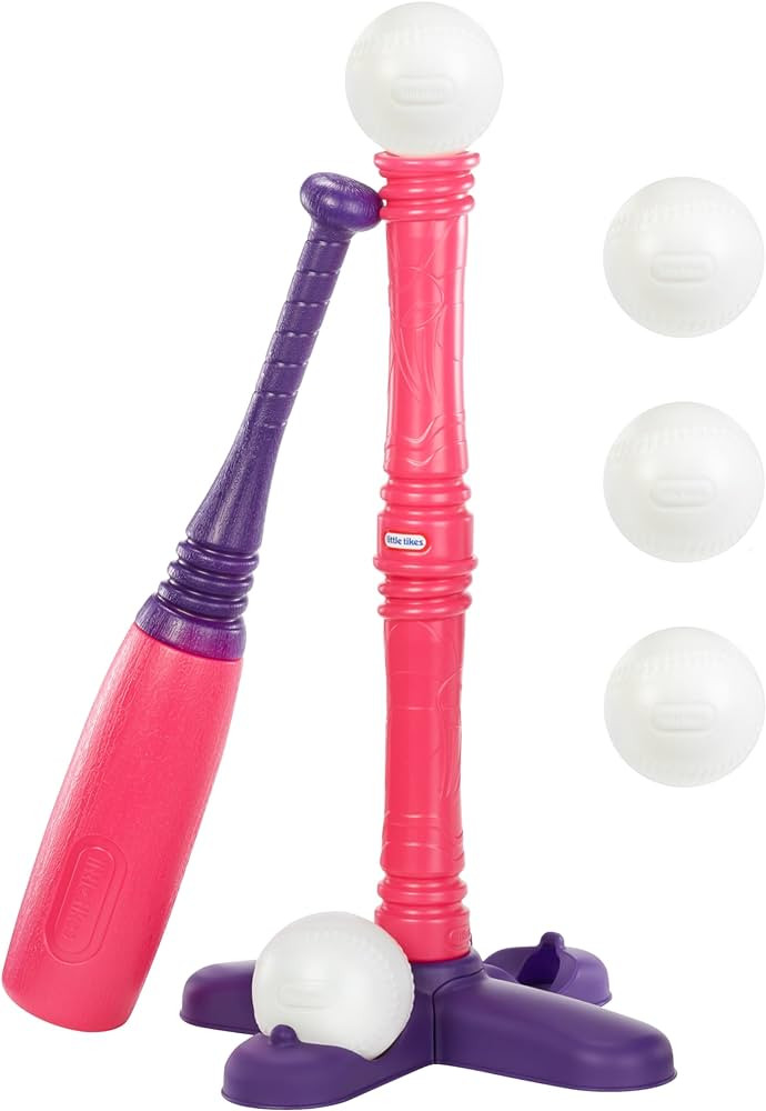 Little Tikes T-Ball Set, Pink, 5 Balls, for Toddlers Ages 18+ Months – Amazon Exclusive | Amazon (US)