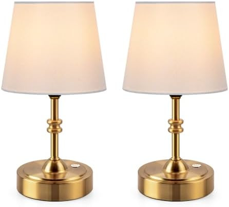 O’Bright Seraph mini – Cordless LED Table Lamp with Dimmer, Built-in Rechargeable Battery, 3-... | Amazon (US)