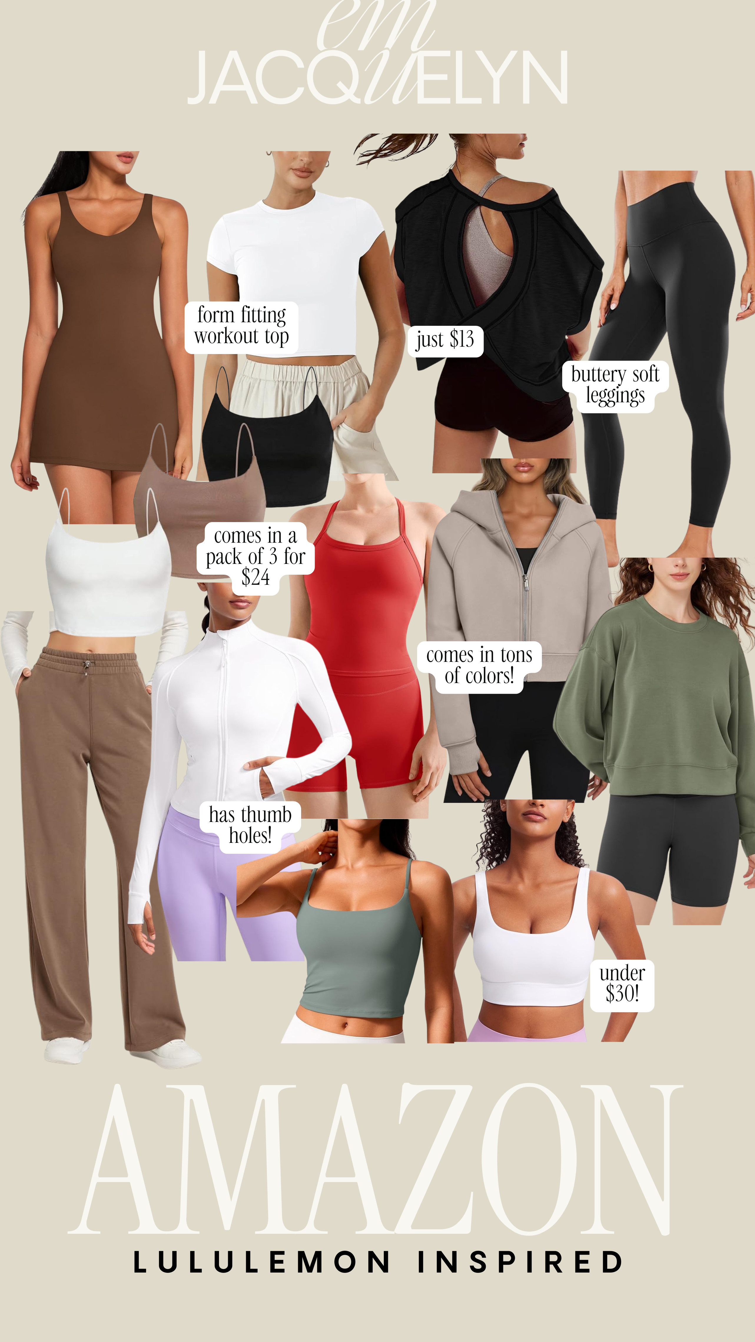 Amazon Lululemon inspired finds! So many cute styles for your workout classes or at-home workouts!

amazon finds, amazon workout outfits, activewear, lululemon inspired finds 

 #LTKActive #LTKFindsUnder50 #LTKFindsUnder100