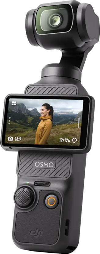 DJI - Osmo Pocket 3 3-Axis Stabilized 4K Handheld Camera with Rotatable Touchscreen - Gray | Best Buy U.S.