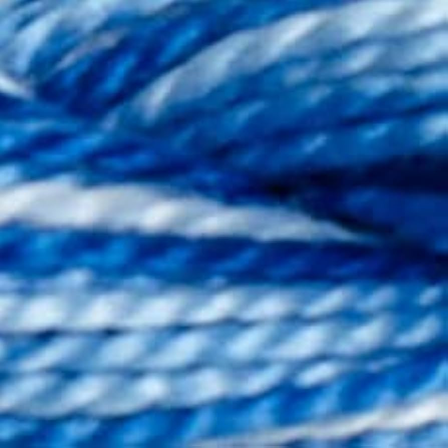 DMC Pearl Cotton Skein Size 5 27.3yd-Variegated Cornflower Blue | Amazon (US)