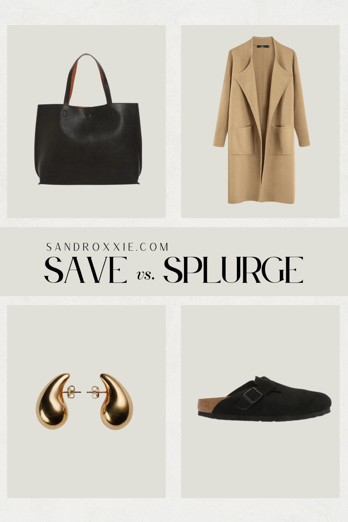Save vs. splurge — tote, long cardigan, ear drop earrings, clogs 

xo, Sandroxxie by Sandra
www.sandroxxie.com | #sandroxxie

save or splurge, same vibe for less

#LTKstyletip #LTKSeasonal #LTKfindsunder50