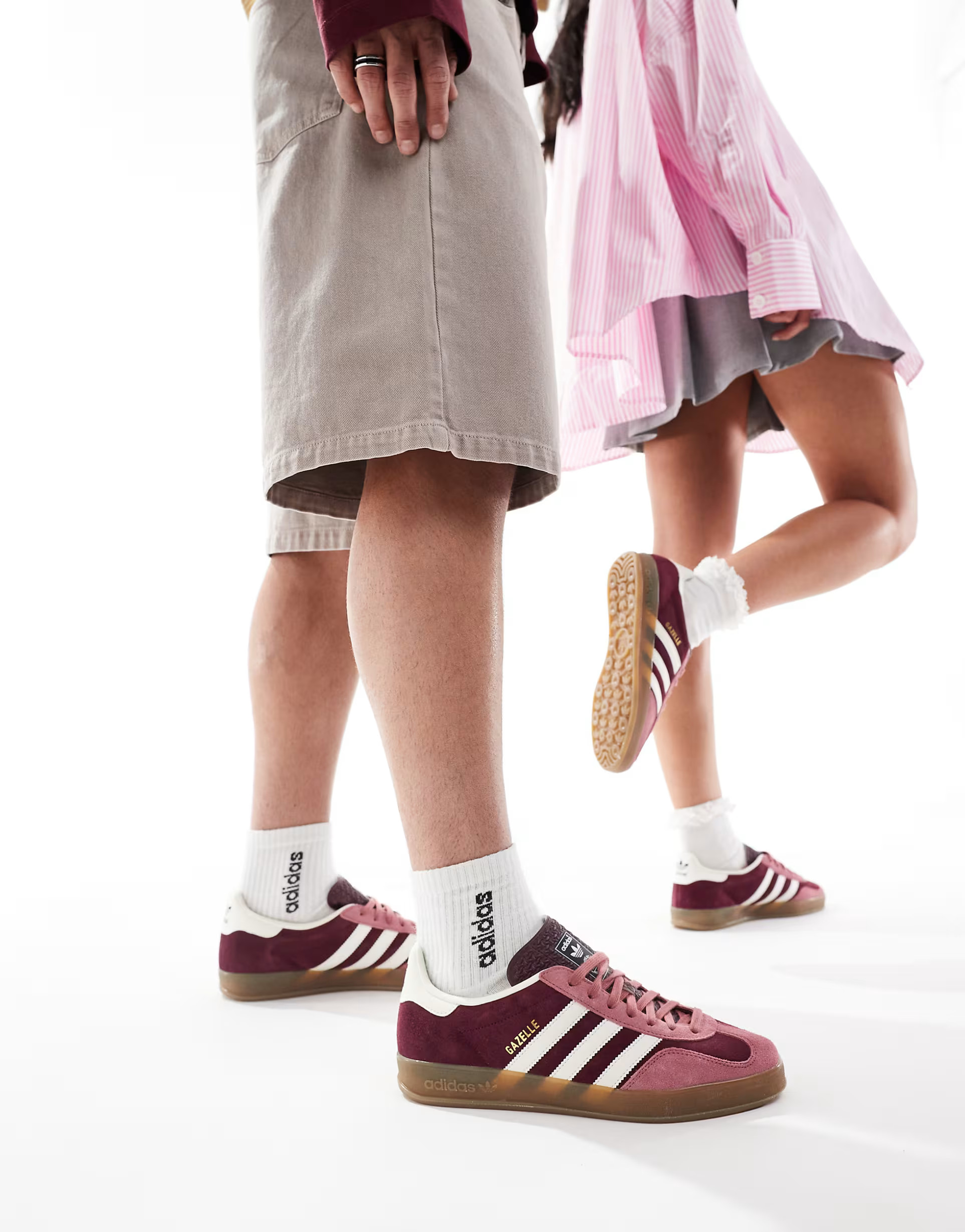adidas Originals Gazelle Indoor trainers in burgundy | ASOS (Global)