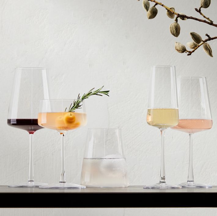 Horizon Lead-Free Crystal Red Wine Glass Sets | West Elm (US)