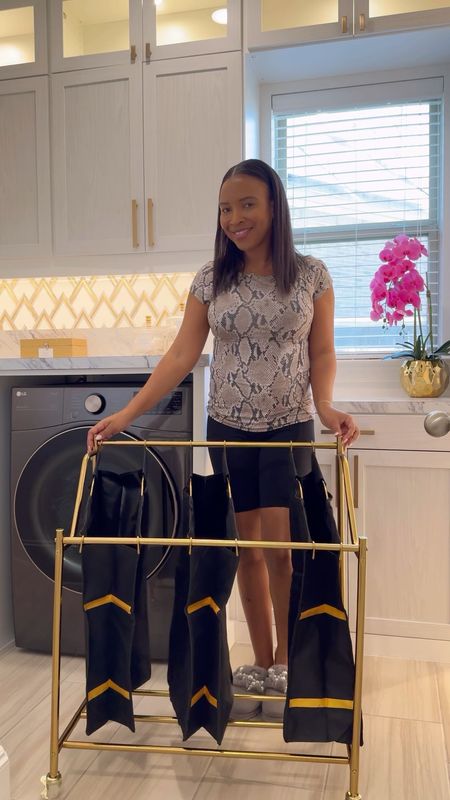 Upgrade your laundry basket with this beautiful and elegant one. Love that it has wheels #homedecor #laundryroomdecor #laundryroomdesign 

#LTKhome #LTKVideo
