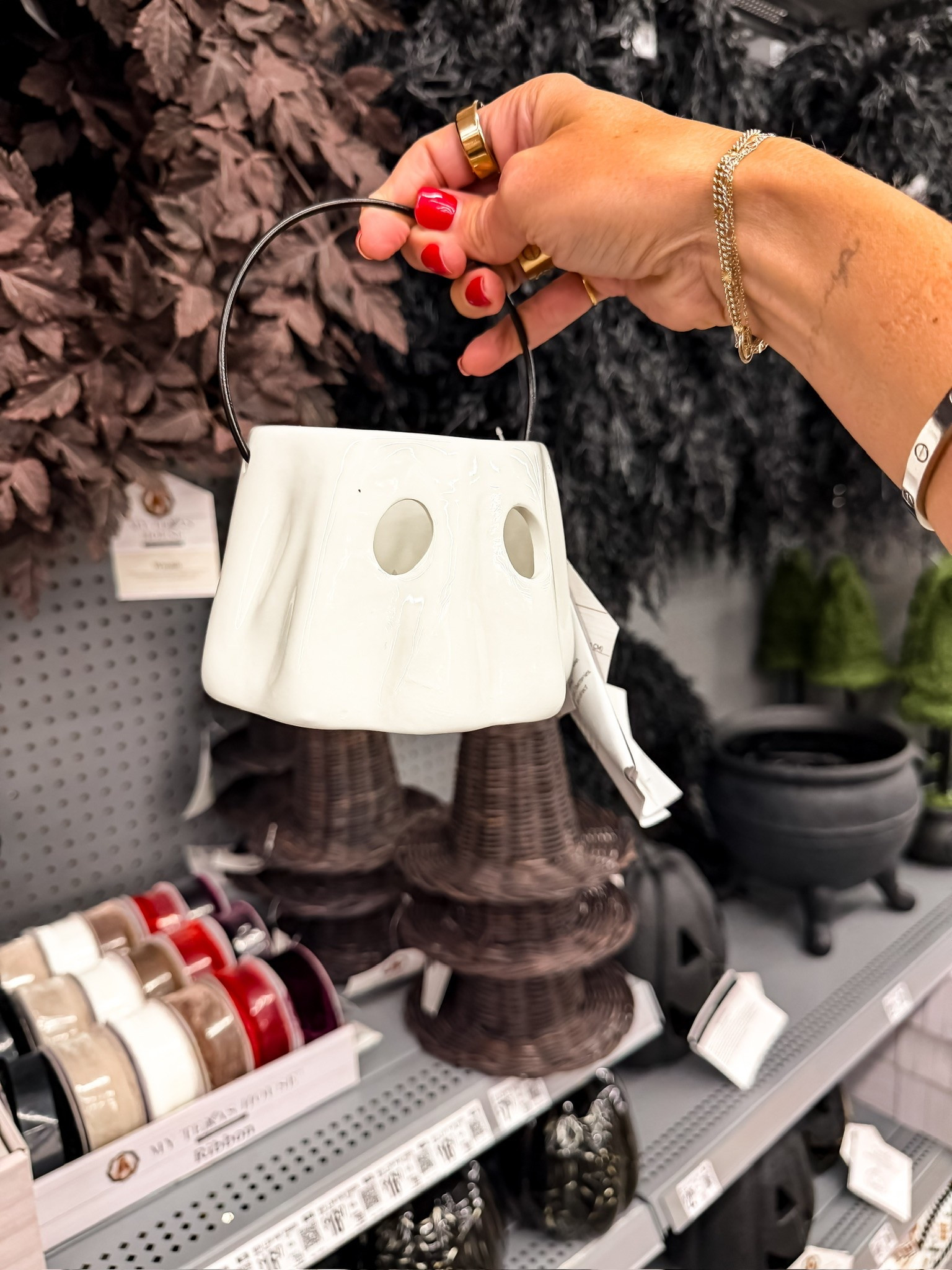 This light up ceramic ghost lantern is the kind of Halloween decor I love because it’s spooky without feeling too over the top. The soft glow would be so cute on an entry table, bookshelf or tucked into a Halloween display.

ceramic ghost lantern, light up ghost, Halloween decor, ghost decor, spooky season, Halloween home decor, tabletop Halloween decor, fall home decor, Halloween decorations, seasonal decor, TheMomInStyle

#LTKSeasonal #LTKstorytime #LTKdayinmylife