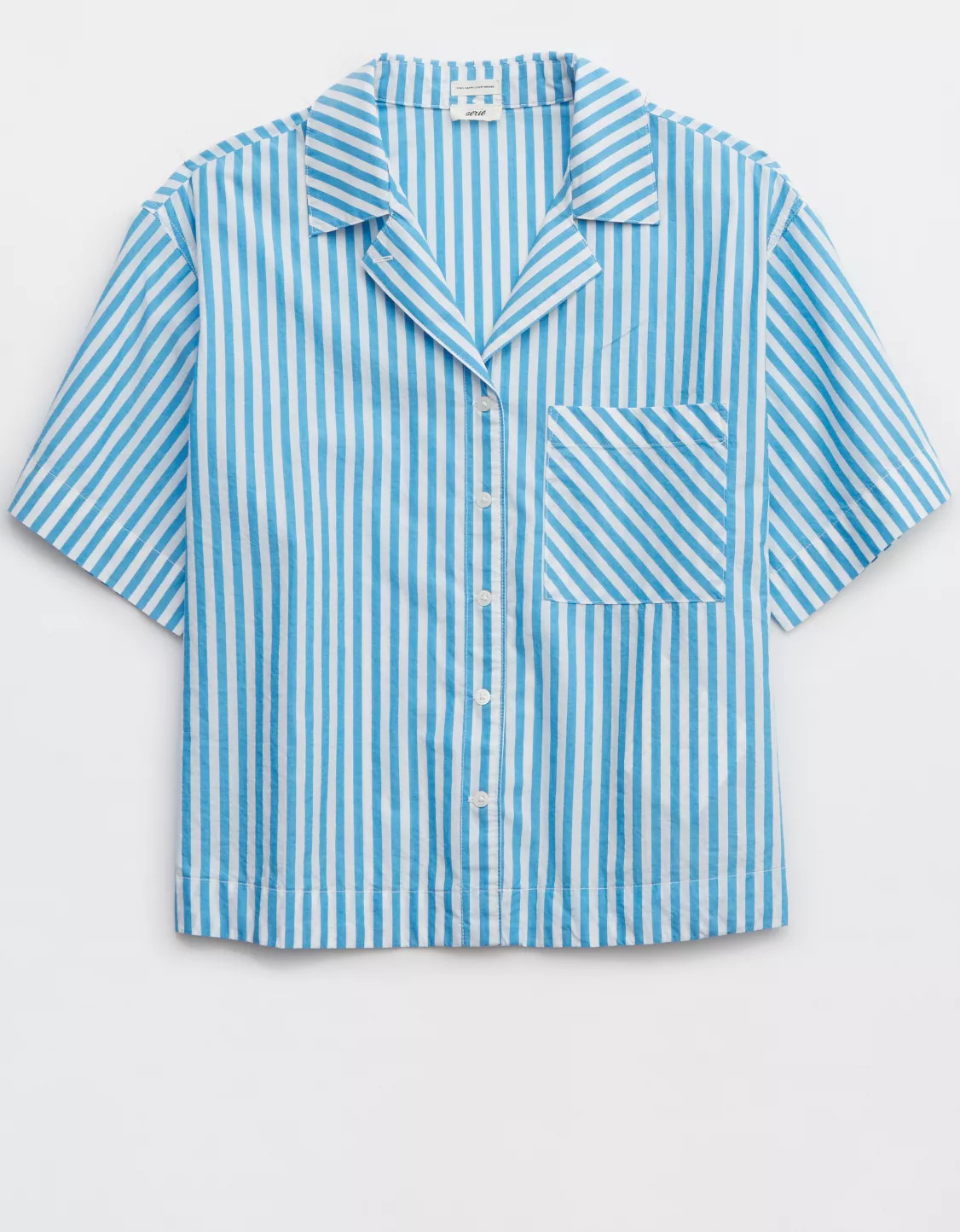 Aerie Poplin Pajama Shirt | Aerie