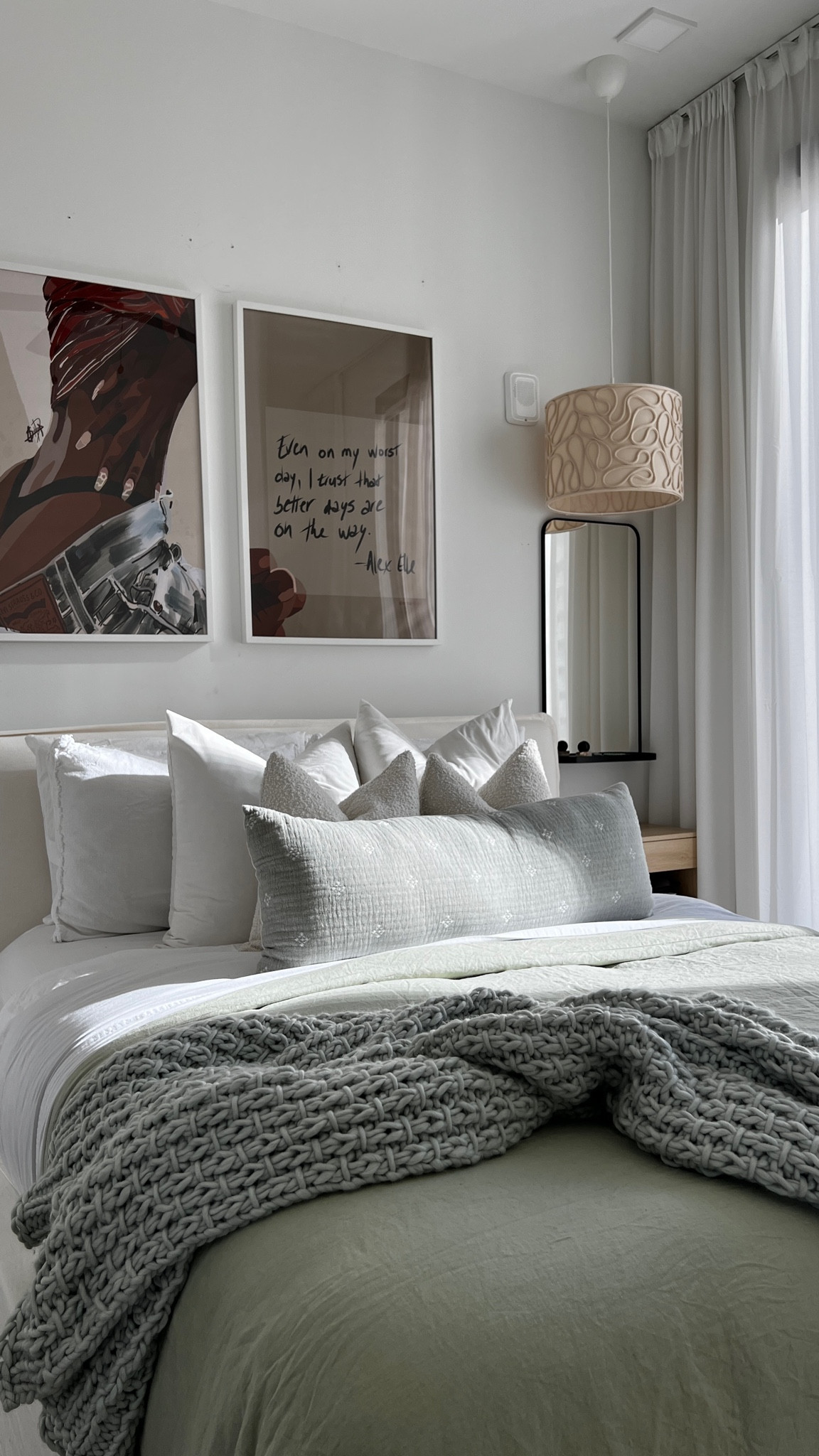 new sage green bedding for the springgggg 🌱🌼🌻

#LTKhome